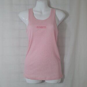 UNC Carolina - Pink Tank - Rib Knit - Youth or Tee Size 2XL - NEW WITH TAGS